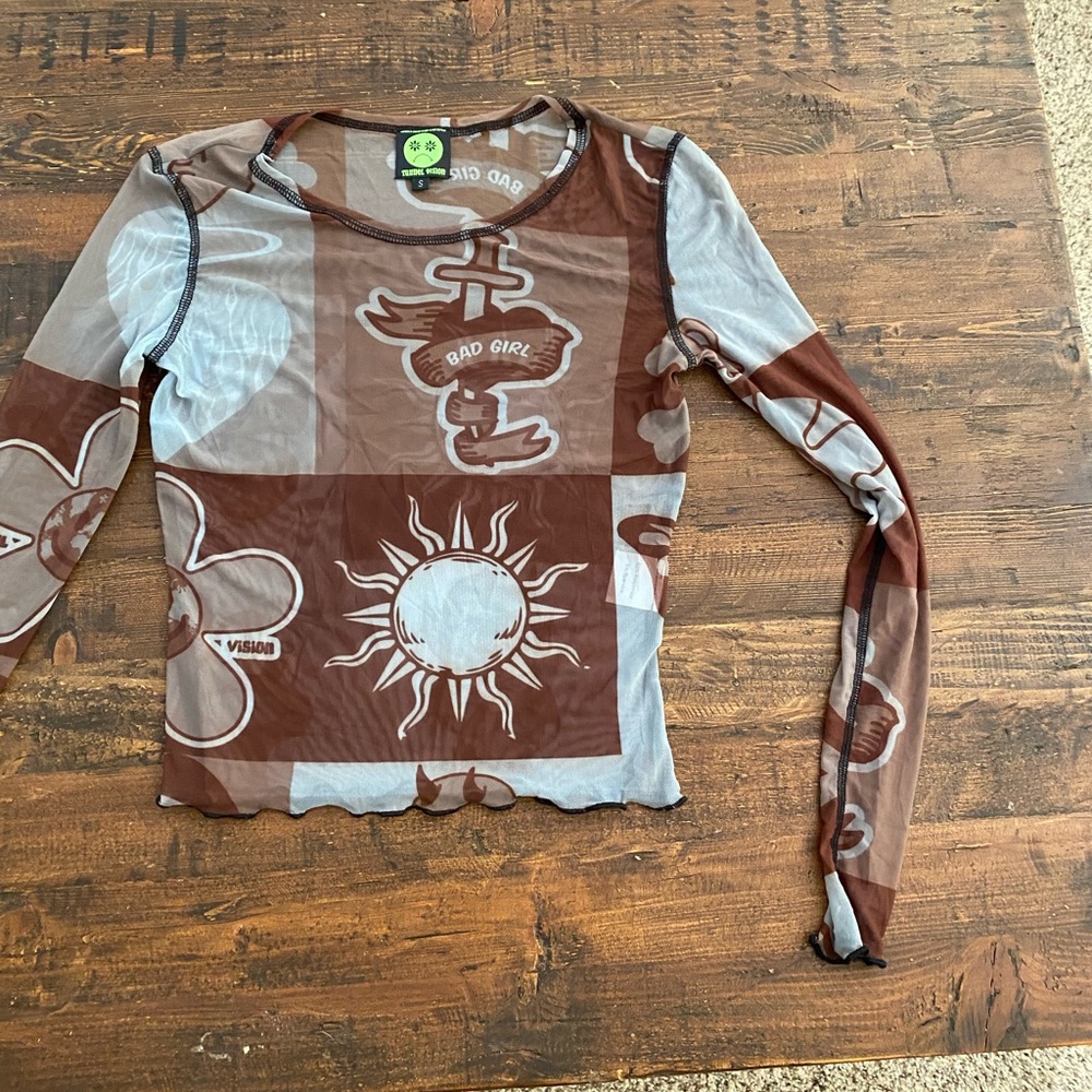 Tunnel Vision  mesh long sleever size small